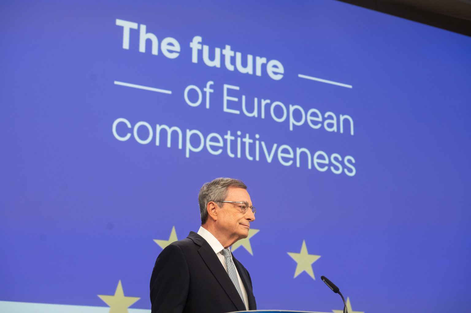 Mario Draghi on the report on the future of EU competitiveness 1536x1022